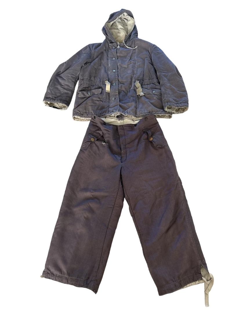 1ST Model Luftwaffe Winter Parka Set in Blue Wool