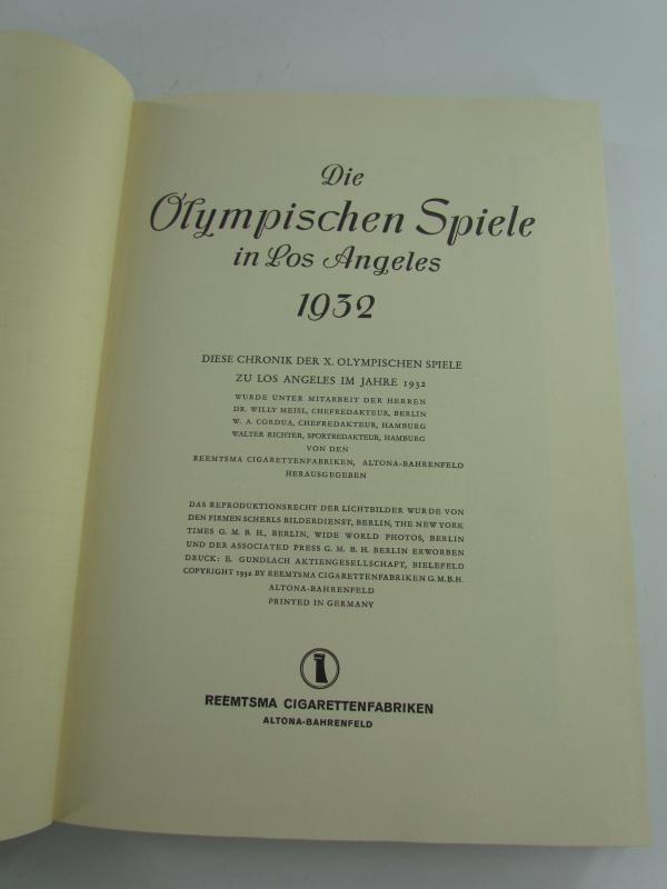 Olympia 1932 Hardbound Book