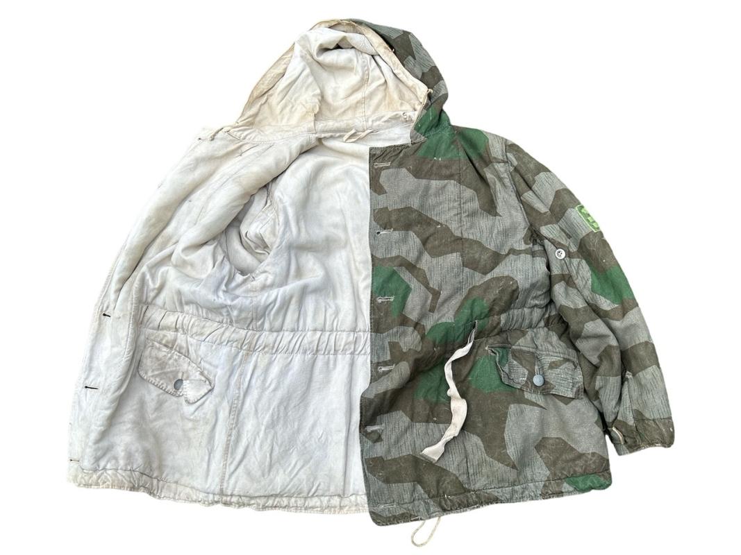 Wehrmacht Reversible Wendejacke in Splittertarn with Rank Tab