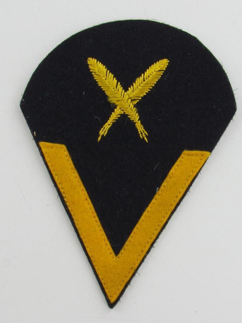 Kriegsmarine Yeoman Combined Career and Rank Sleeve Insignia