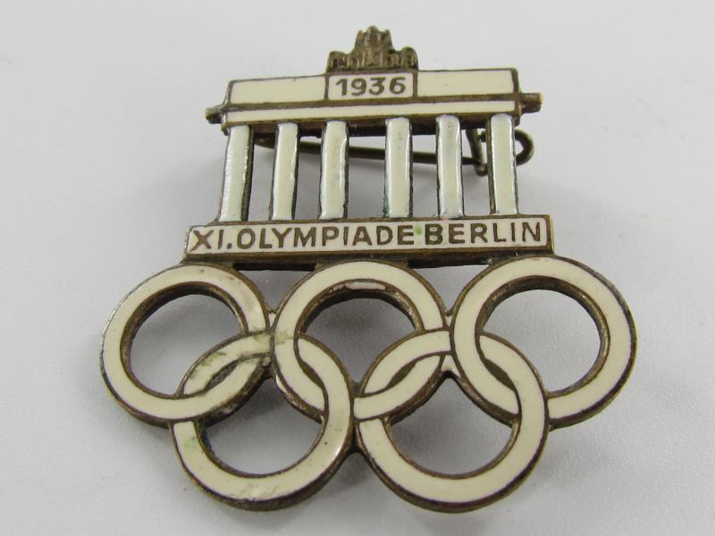 1936 Olympiade Berlin Visitors Badge