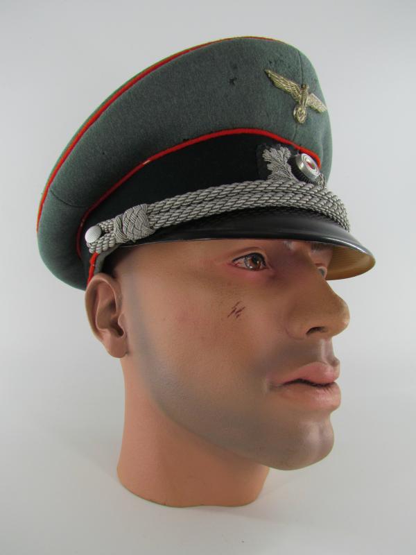 Wehrmacht Heer Artillery Officer Visor Cap...Sonderklasse