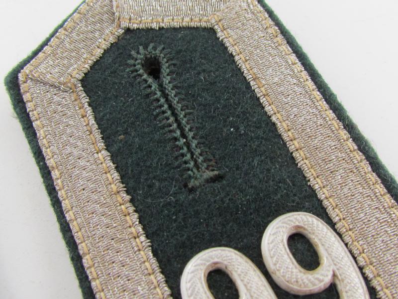 Wehrmacht Gebirgsjäger Regiment 99 M34 NCO Shoulder Boards