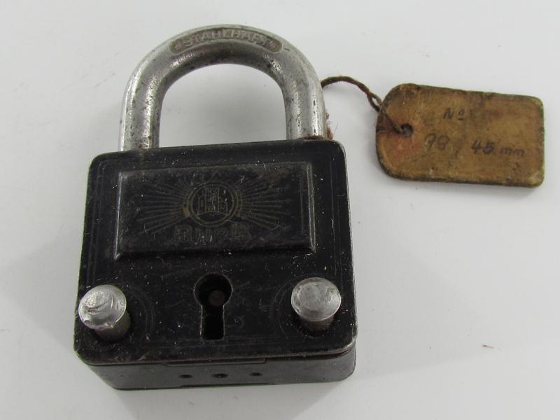 German Padlock made by Burg D.R.G.M