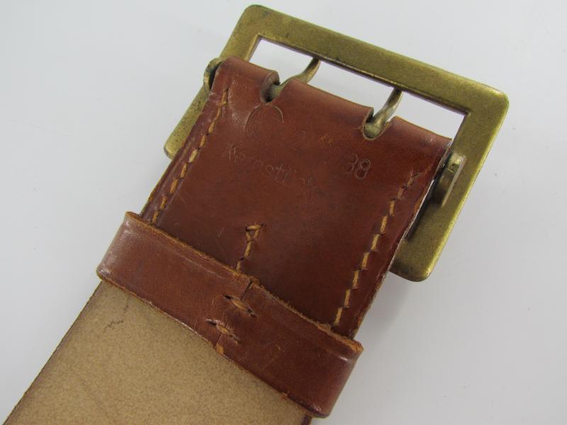 Political Double-Claw Officers Belt & Buckle