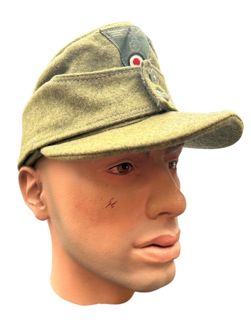 M43 Army (Heer) Field Cap ‘Einheitsfeldmütze’ with RBNr.