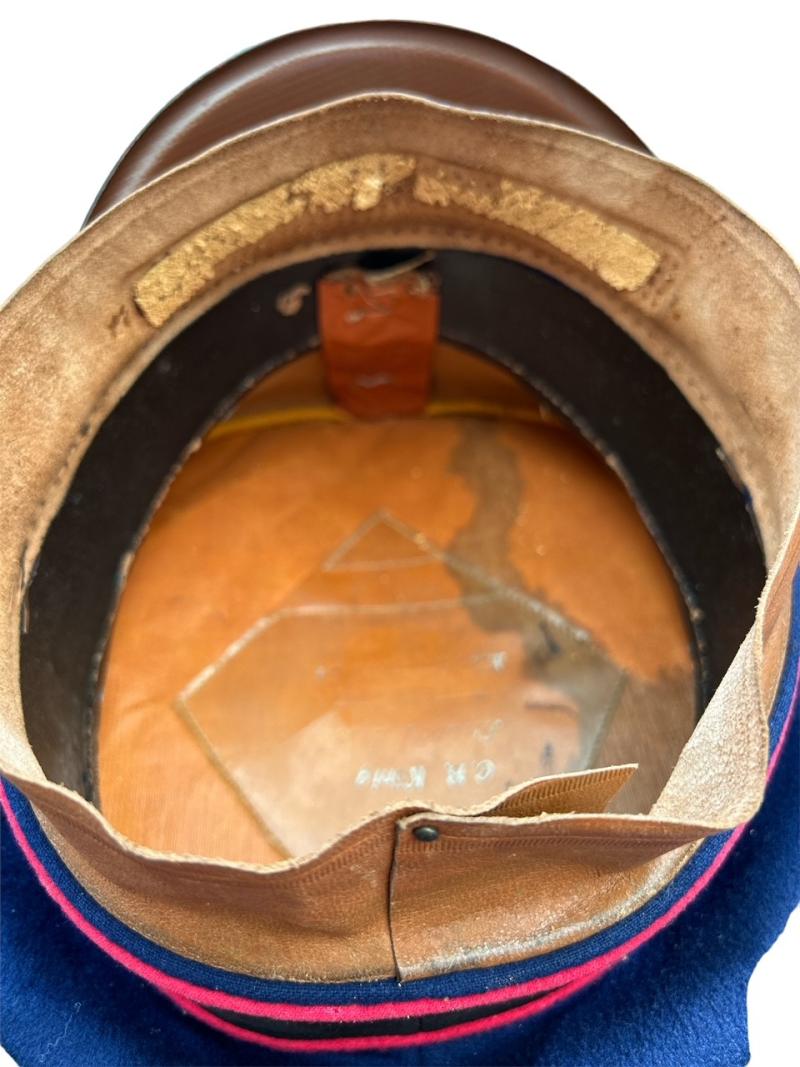 German Fire Police ( Feuerlösch Polizei ) Officer Visor Cap