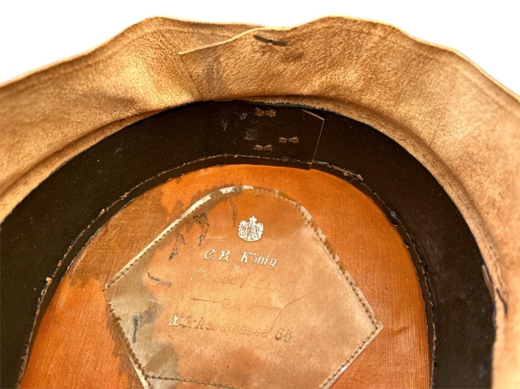 German Fire Police ( Feuerlösch Polizei ) Officer Visor Cap