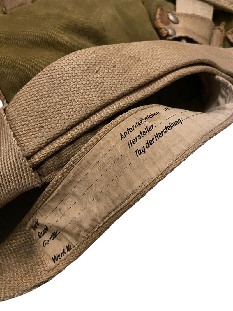 German LW Seat Type Parachute