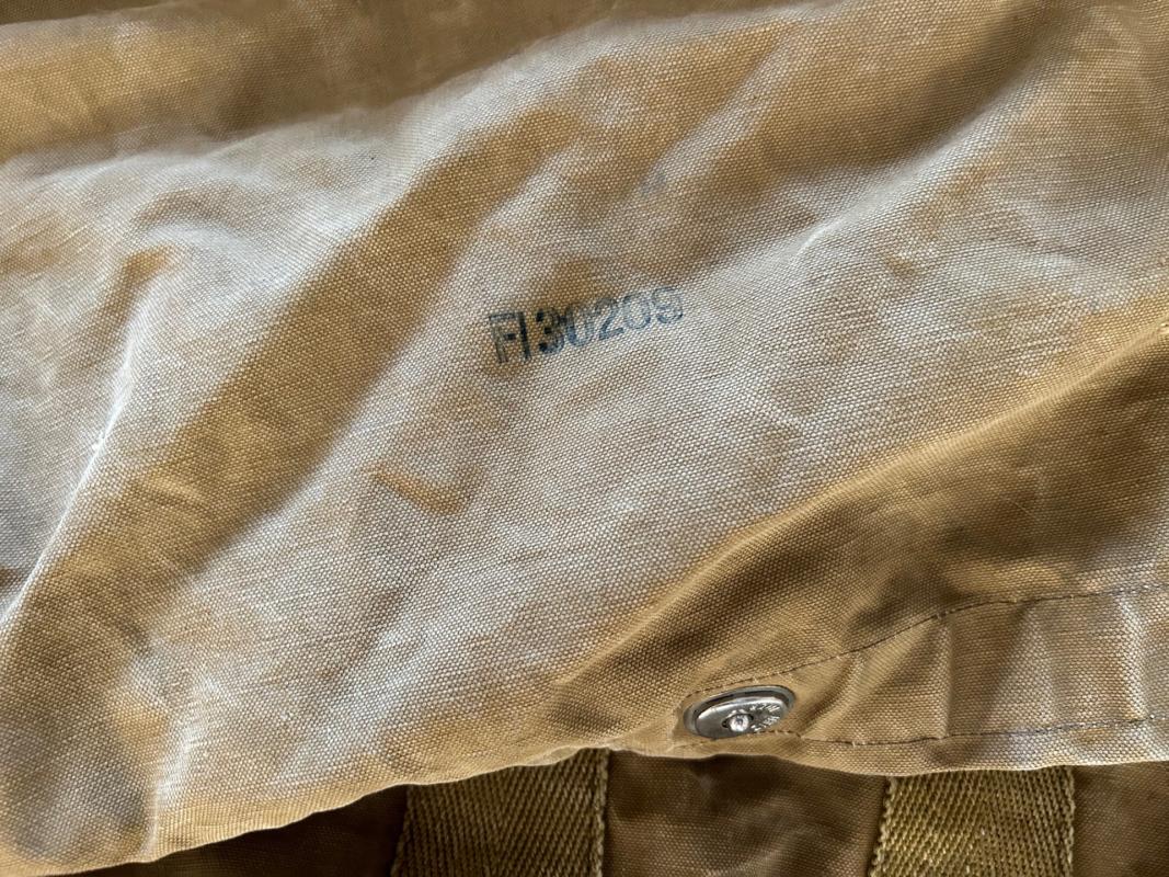 German LW Seat Type Parachute