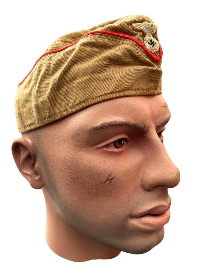 Hitler Youth Early Overseas Cap with Label