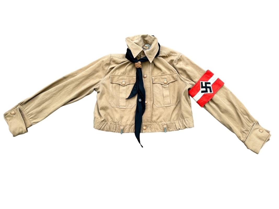 Hitler Youth Jacket ( Diensthemd ) with Armband and Scarf