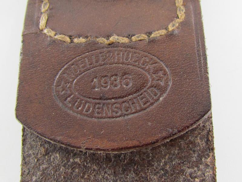 WH (Heer) EM/NCO's Aluminum Belt Buckle N&H 1936 Top Condition