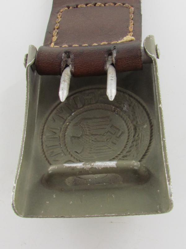 WH (Heer) EM/NCO's Aluminum Belt Buckle N&H 1936 Top Condition