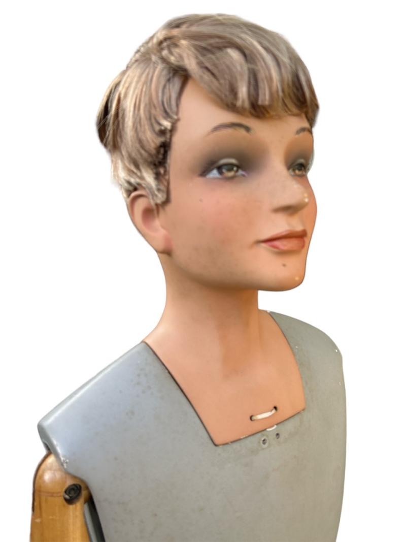 Vintage mannequin of a young boy