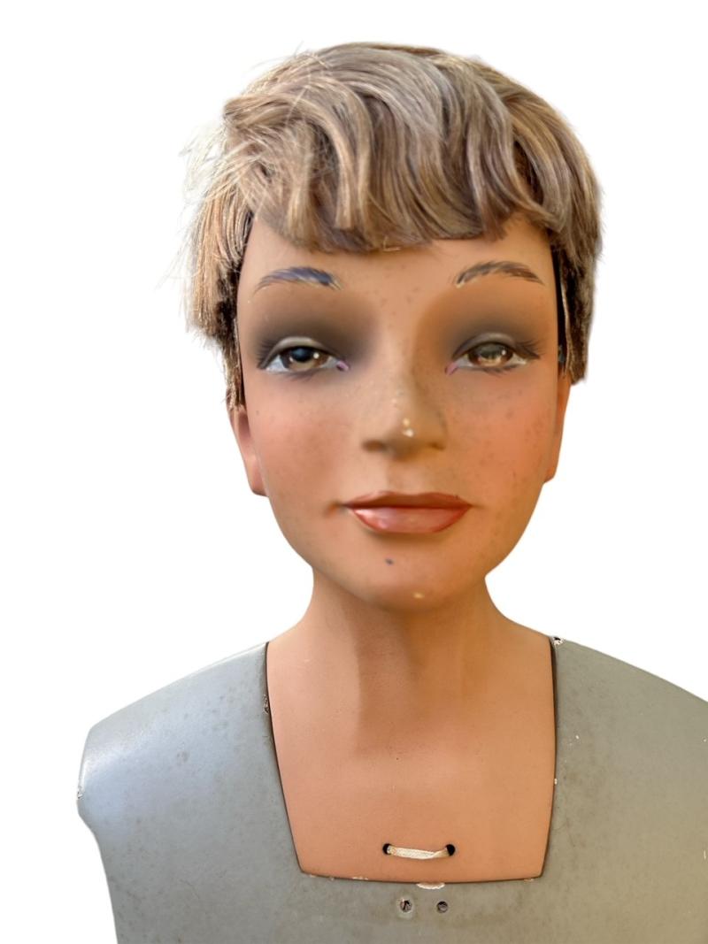 Vintage mannequin of a young boy