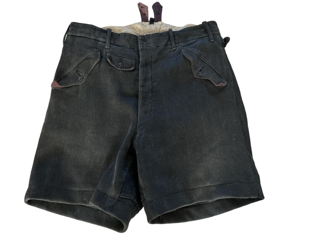 Hitler-Youth Black Corduroy Shorts