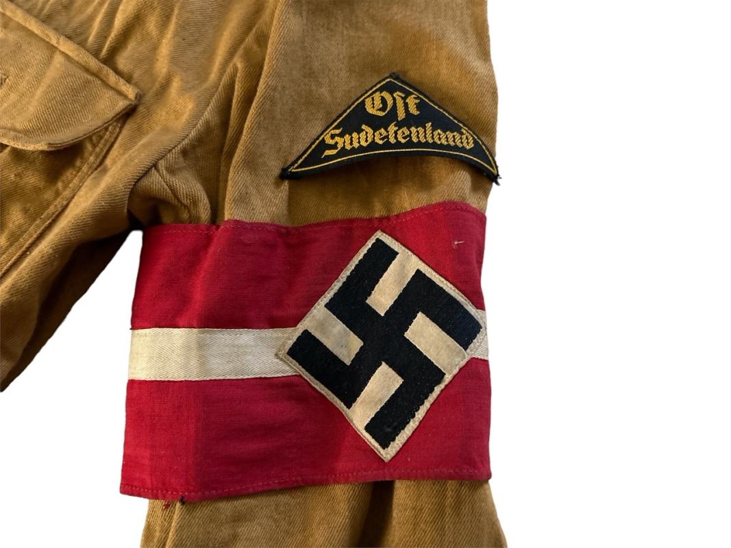 Hitler Youth Service Shirt With Insignia