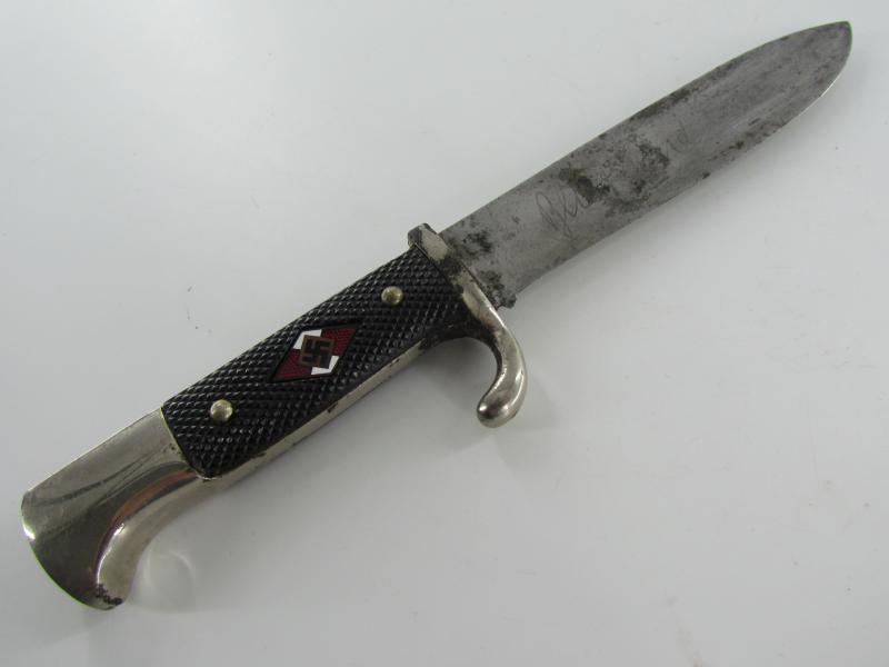 Hitler Youth Dagger by Ed Wüsthof with Motto