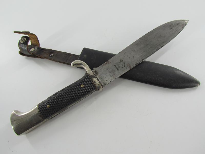 Hitler Youth Dagger by Ed Wüsthof with Motto