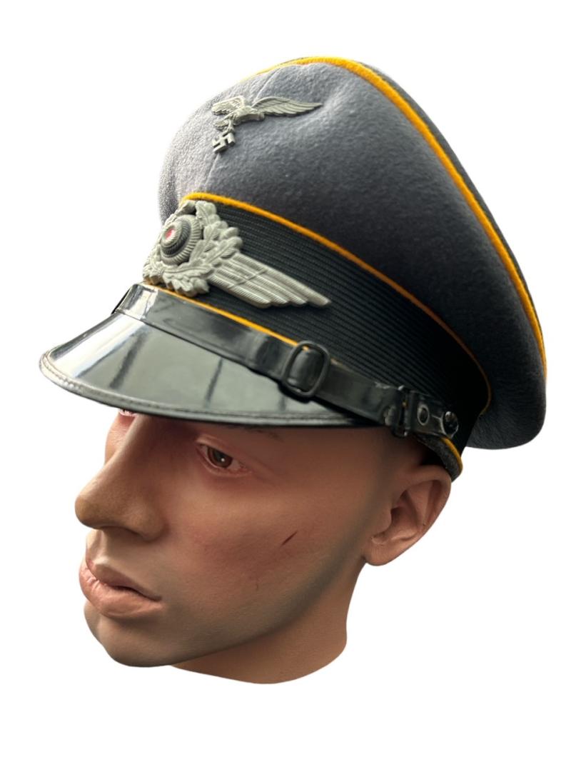 Luftwaffe EM/NCO visor cap for Pilot or Fallschirmjäger by Extra Klasse