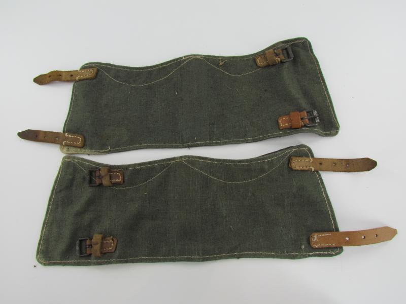 WH/SS Gamaschen’ shoe gaiters Maker Marked 1944