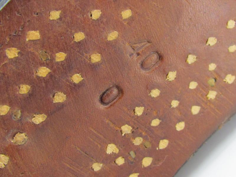 Low Boots ( Schnurschuhe ) with hobnails