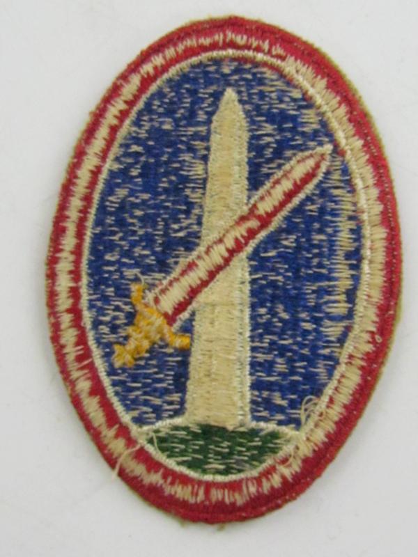 WWII US patch Washington DC military district