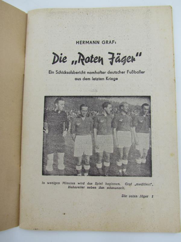 Book : Rote Jäger. Nationalspieler im Kriege