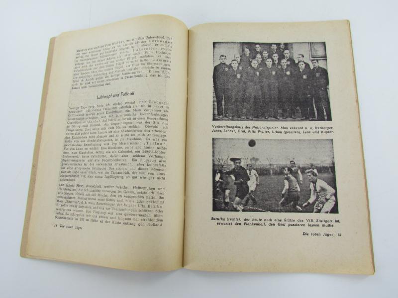 Book : Rote Jäger. Nationalspieler im Kriege