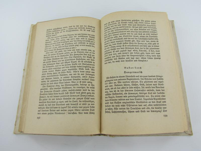 Book : War poets tell. by August Friedrich Velmede Publisher: Munich: Albert Langen/Georg Müller, 11th - 15th thousand - Published in 1937.