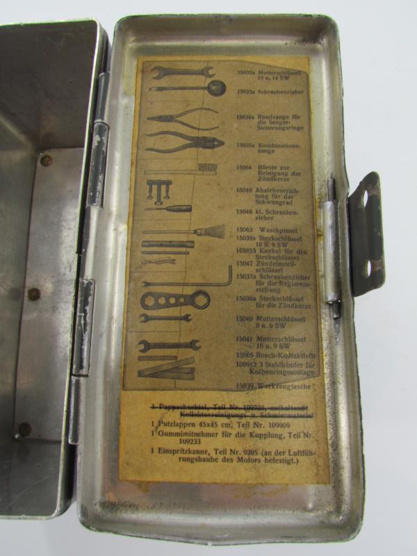 German WWII Automobile Tool Kit Werkzeug by DKW