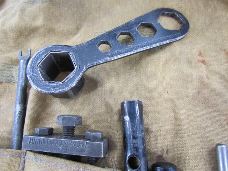 German WWII Automobile Tool Kit Werkzeug by DKW