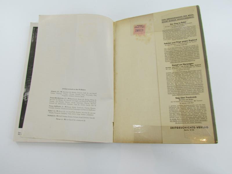 Wehrmacht Propaganda Book Der Grosse Befehl