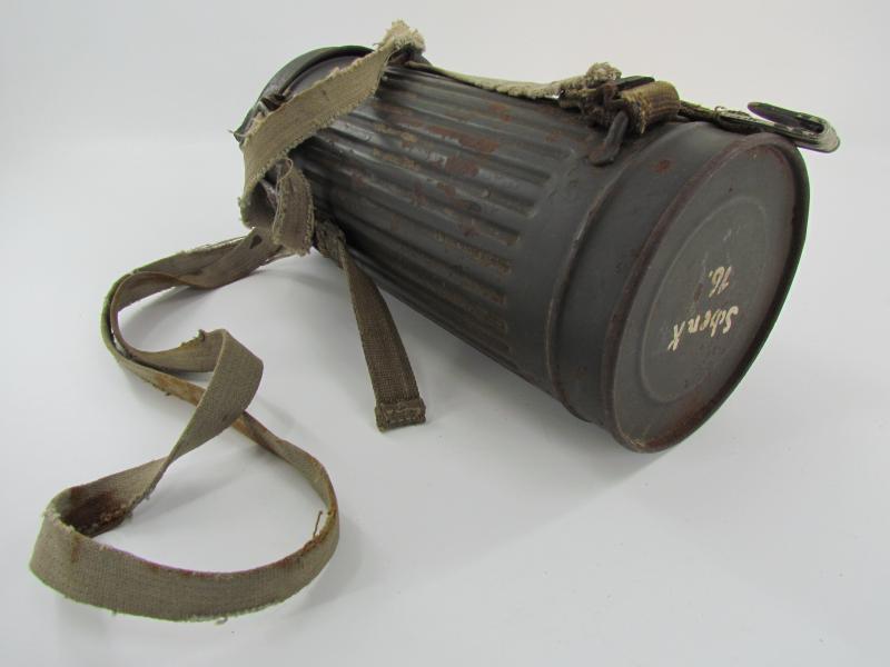 WH/SS Named Gasmask Cannister With Contents