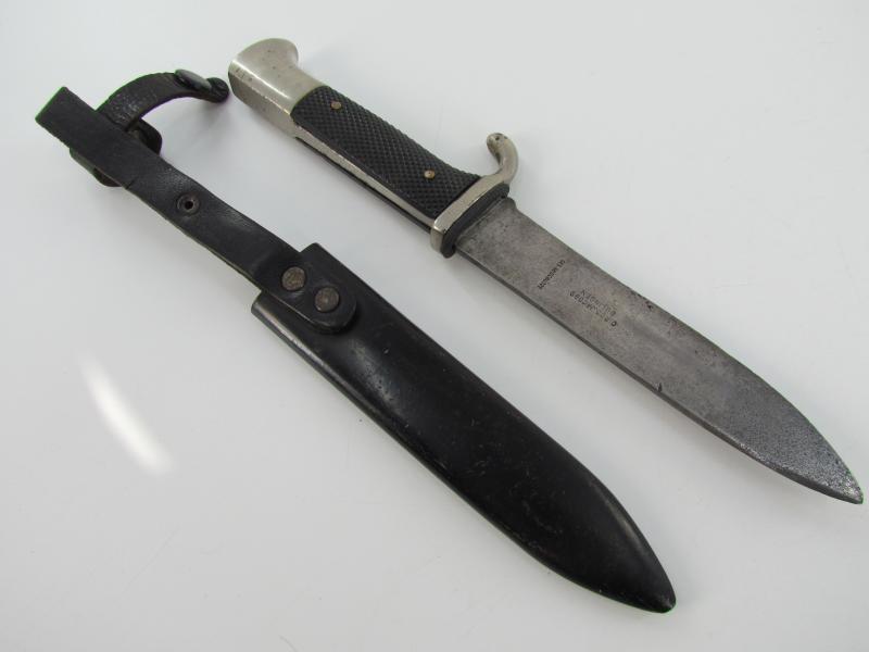 Hitler Youth Dagger by Rudolf Jacobs with Motto