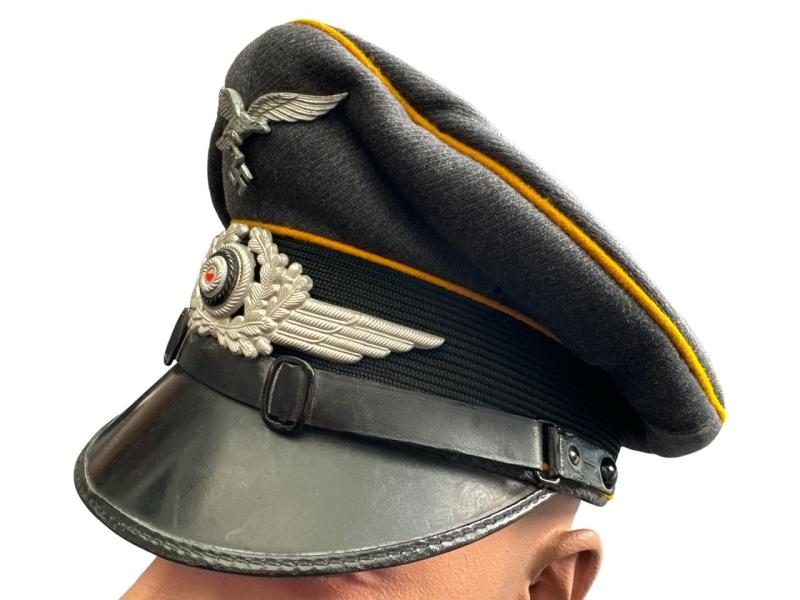 Luftwaffe EM/NCO visor cap for Pilot or Fallschirmjäger by Robert Lubstein ‘Erel’ 1939