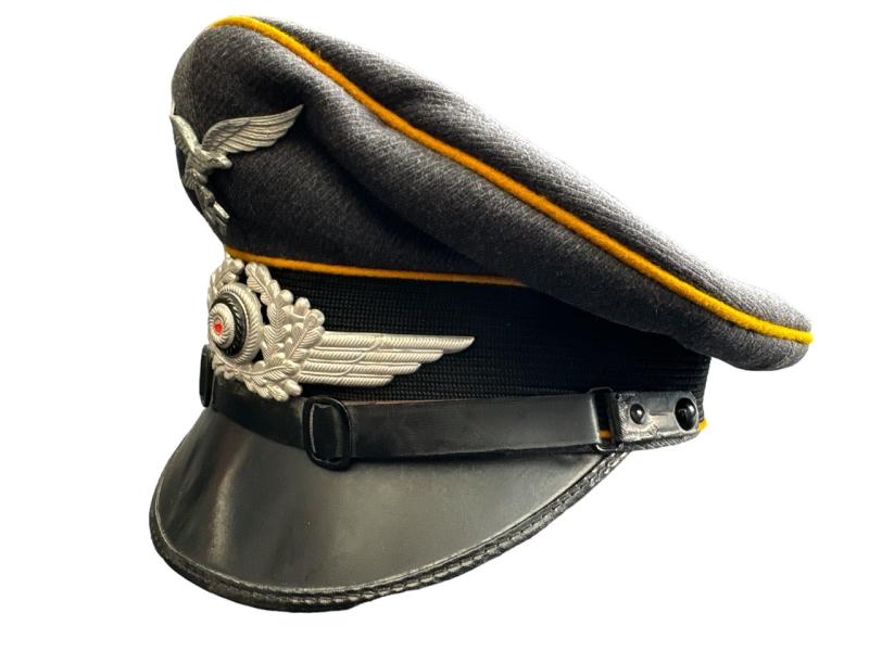Luftwaffe EM/NCO visor cap for Pilot or Fallschirmjäger by Robert Lubstein ‘Erel’ 1939
