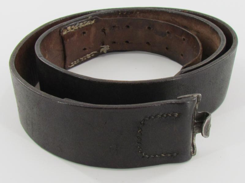 Luftwaffe Chocolate Brown Equipment Belt...LBA Marked