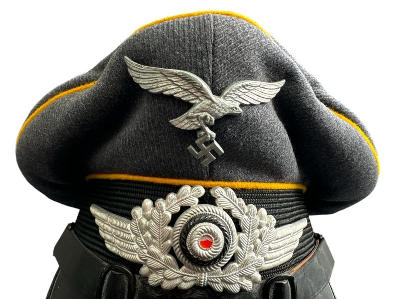 Luftwaffe EM/NCO visor cap for Pilot or Fallschirmjäger by Robert Lubstein ‘Erel’ 1939