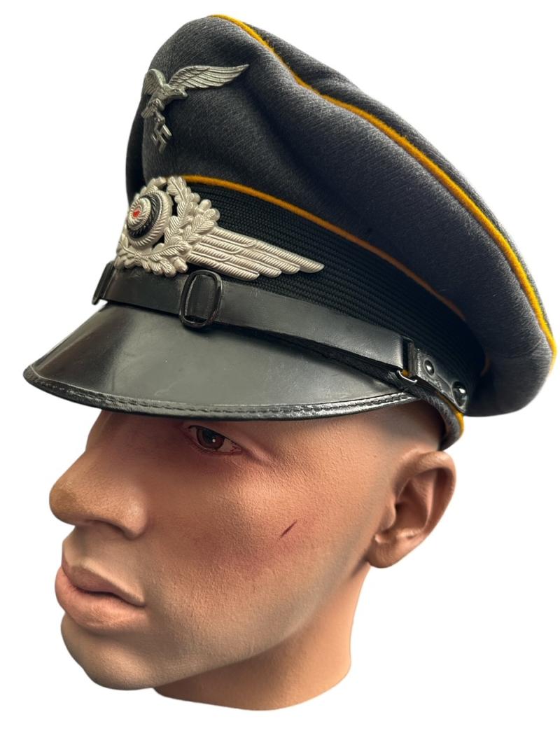 Luftwaffe EM/NCO visor cap for Pilot or Fallschirmjäger by Robert Lubstein ‘Erel’ 1939