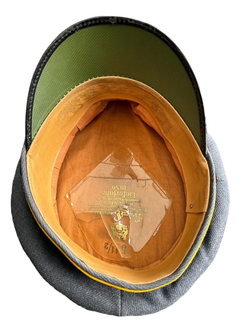 Luftwaffe EM/NCO visor cap for Pilot or Fallschirmjäger by Robert Lubstein ‘Erel’ 1939