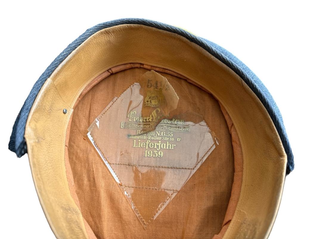 Luftwaffe EM/NCO visor cap for Pilot or Fallschirmjäger by Robert Lubstein ‘Erel’ 1939