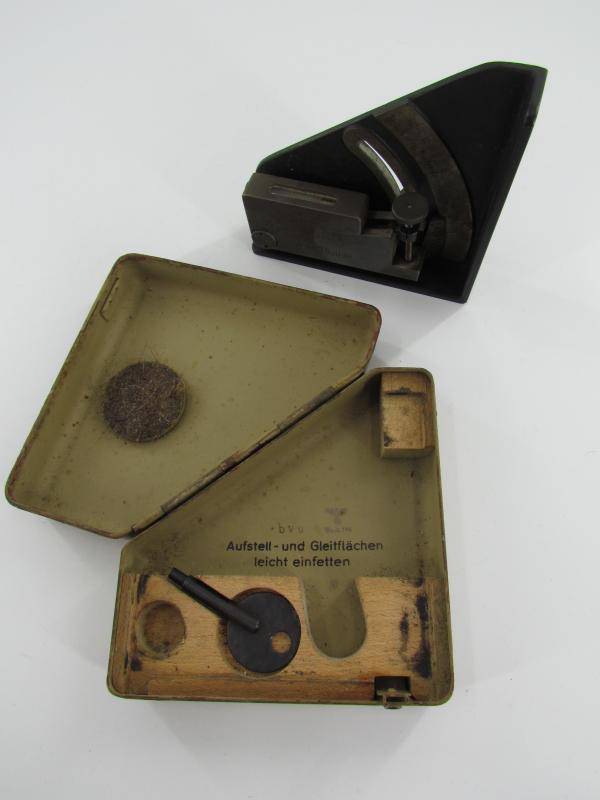 Wehrmacht Artillery Protractor W.M.35 in Original Box