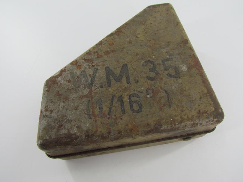 Wehrmacht Artillery Protractor W.M.35 in Original Box