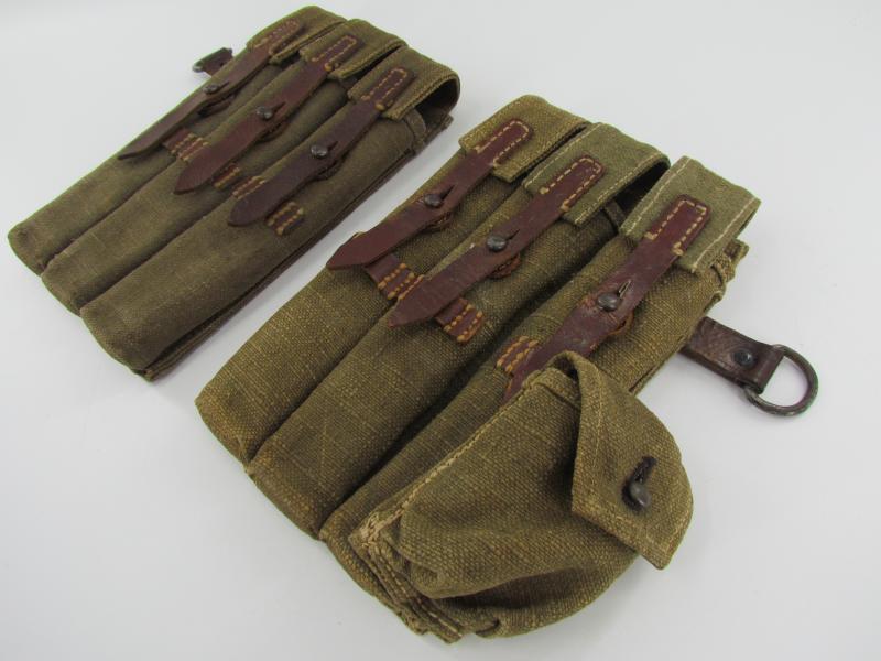 WH/SS Matching Green MP40 Pouches ....1942