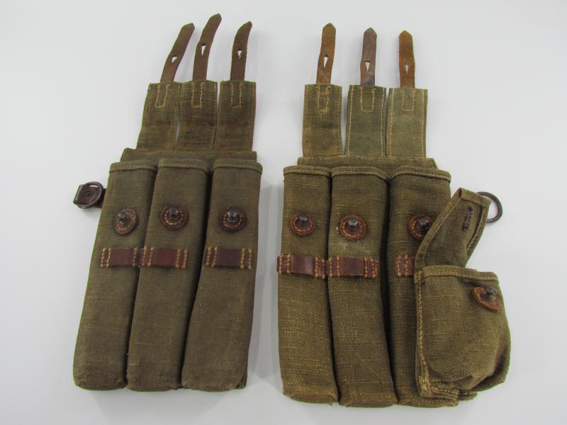 WH/SS Matching Green MP40 Pouches ....1942