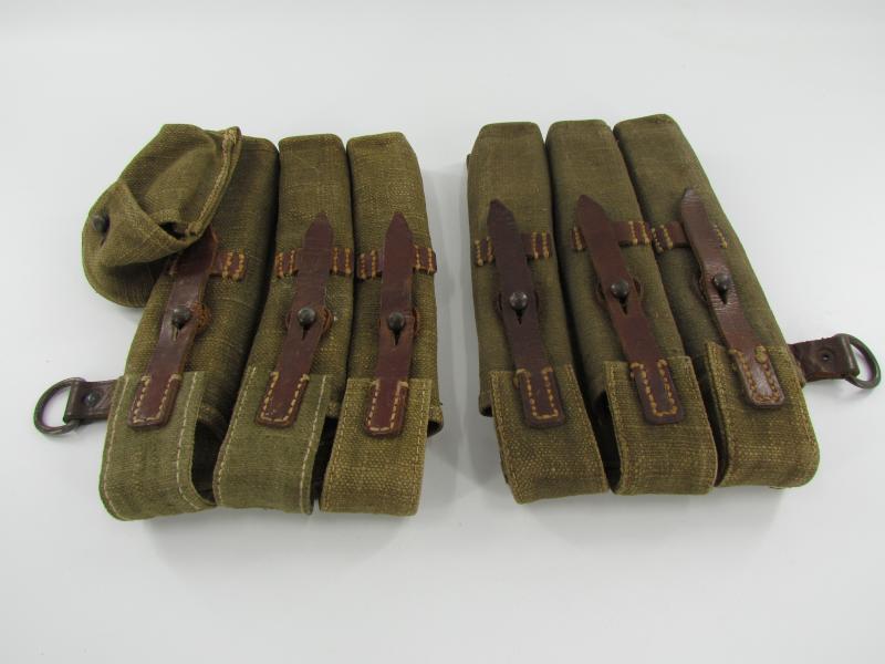 WH/SS Matching Green MP40 Pouches ....1942