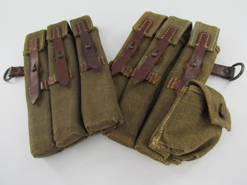 WH/SS Matching Green MP40 Pouches ....1942