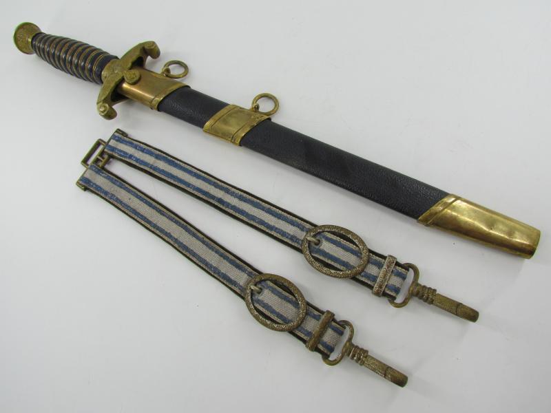 Third Reich Water Customs Official's Dagger by Höller Solingen...Rare